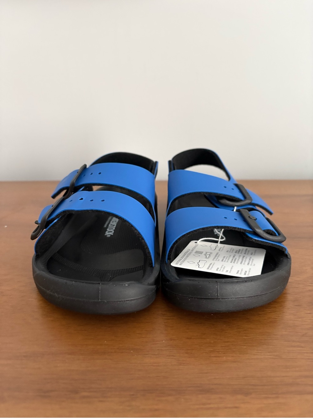 Birkenstock Kids Royal Blue Birkoflor Mogami Double-Strap Sandals - NWT - Picture 2 of 7
